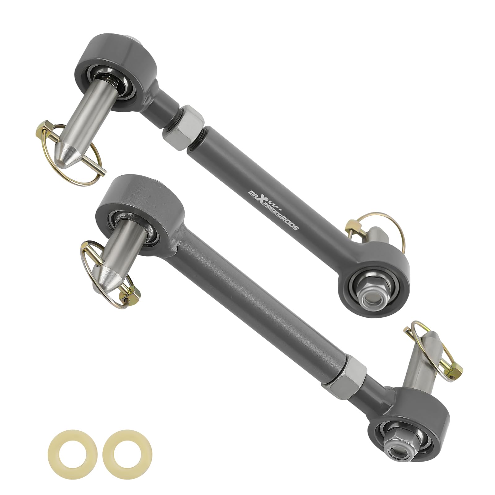 Photo 1 of maXpeedingrods Front Sway Bar Links For 2007-2017 Jeep Wrangler JK with 2.5" - 6" Lift, Front Swaybar Quicker Disconnect System