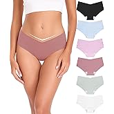 Altheanray Womens Underwear Bikini Silky Seamless Underwear for Women Panties Cheeky Hipster No Show Women's Underwear