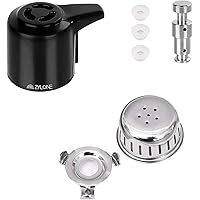 Steam Release Handle,Original Float Valve Replacement Parts with 3 Silicone Caps for Instant Pot Duo 3, 5, 6 and 8 Quart,Duo 