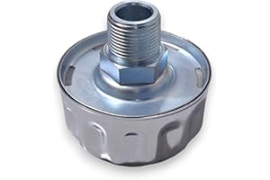 ÜREL Hydraulic Tank Breather Cap for Oil & Fuel Reservoir – Metal Filler Vent Cap (NPT 3/4 in Threaded, Chrome Plated)