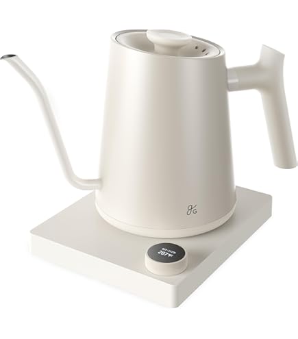 Greater Goods Bilancia Digitale Per Caffè Con Timer, Precisione Al Decimo Di Grammo, Cover In Silicone, Display A Colori, Onice Nero - 4