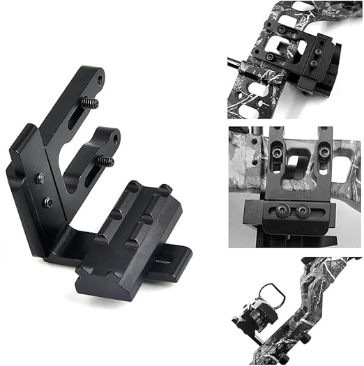 BESTSIGHT Bow Mount Bracket for Red/Green Dot Scope and