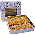 Masmoudi Luxury Baklava delights Gift box assortment Turkish Middle eastern baklava pastry made with honey ideal coffee beak .19oz-540g 26pcs of Handmade dessert snacks made with premium mixed Nuts