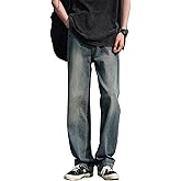 TALLGIRA Jeans for Tall Men, Big and Tall Size, 36 Long Inseam, Lengthen and Large Size, Casual Fit Loose Jeans