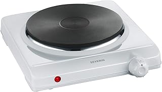 SEVERIN Kochplatte, Massekochfeld (1x Ø 18,5 cm), Stufenlose Temperatureinstellung, KP 1091