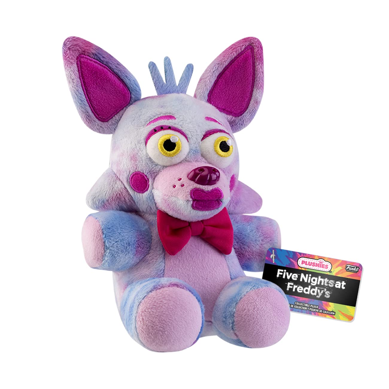 Funko Plush: Five Nights At Freddy's (FNAF) TieDye - FT Foxy - Collectable Soft Toy - Birthday Gift Idea - Official Merchandise - Stuffed and Girlfriends