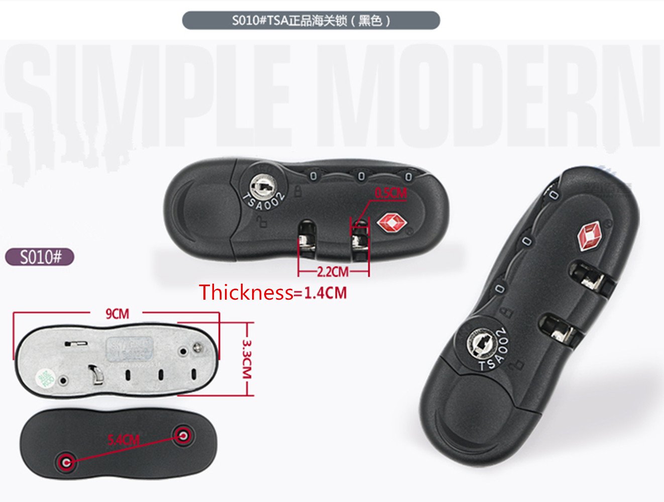 luggage lock replacement