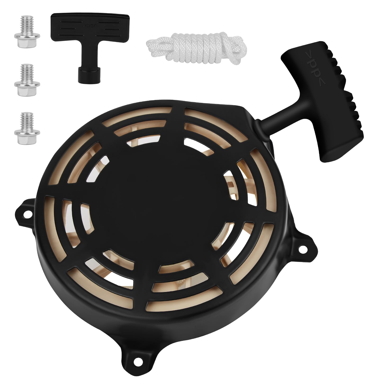 Photo 1 of SOFO 497680 Compatible with Briggs and Stratton Pull Start Assembly, Lawn Mower Pull Cord Replacement, 6-8HP Rewind Starter fit for Craftsman, Toro, Snapper, Troy-Bilt, Oregon 31-068, Rotary 12368