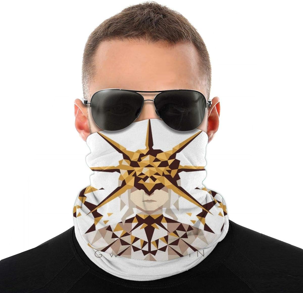 Bandanas Face Mask For Men Women AntiDust Dark Sun Gwyndolin Outdoors