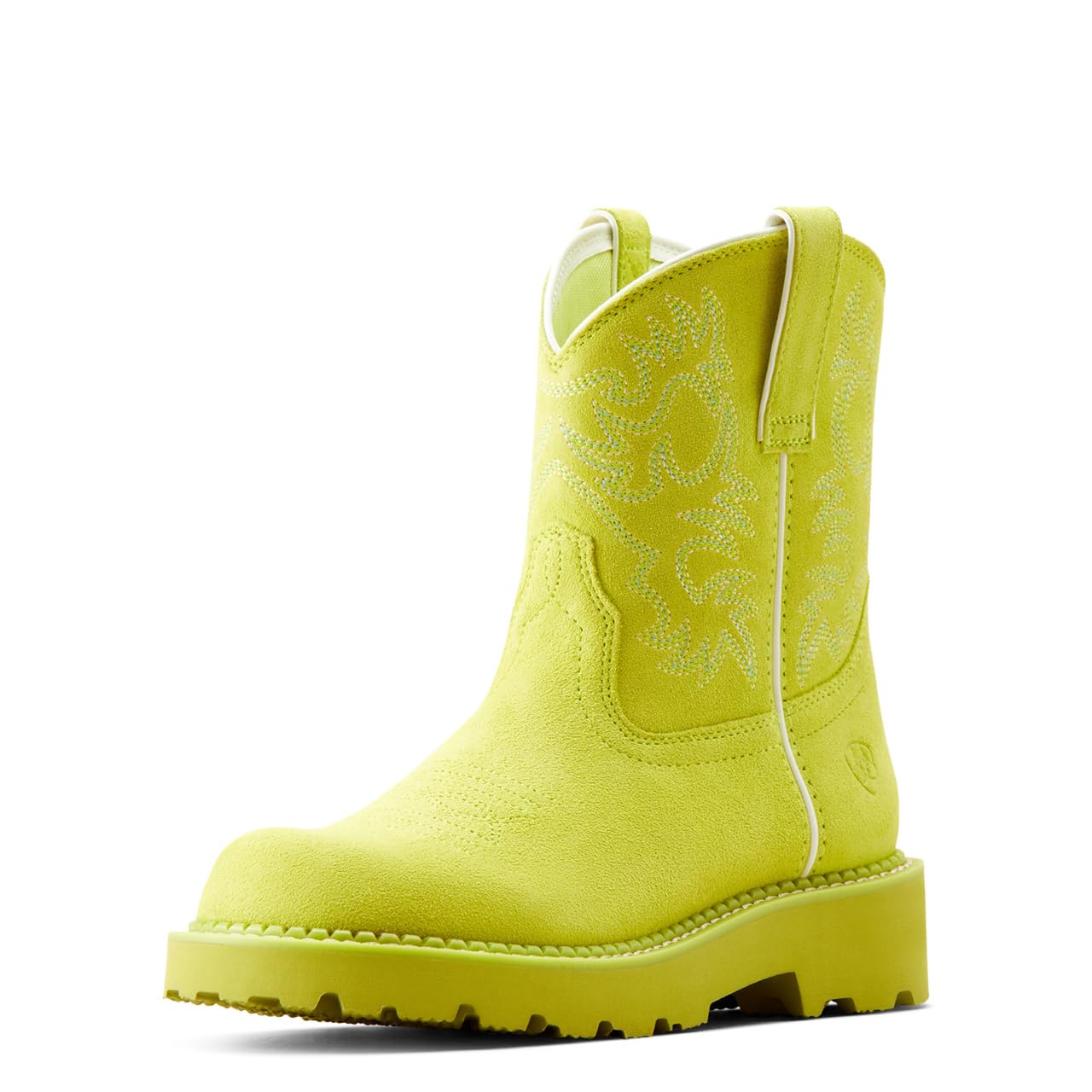 ARIAT Women's Fatbaby Western Boot, Electric Lime, 6 Wide Image ARIAT Women's Fatbaby Western Boot, Electric Lime, 6 Wide Image