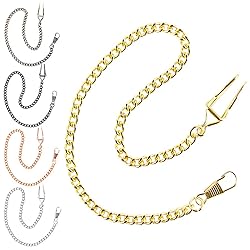 Tiong Clip Pocket Watch Chain Retro Metal Alloy