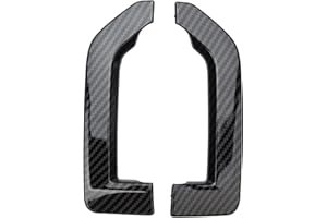 Autophoton for Ford Bronco Sport CX430 2021-2022 Carbon Fiber Black Side Door Fender Cover Trim 2pcs Car Accessories