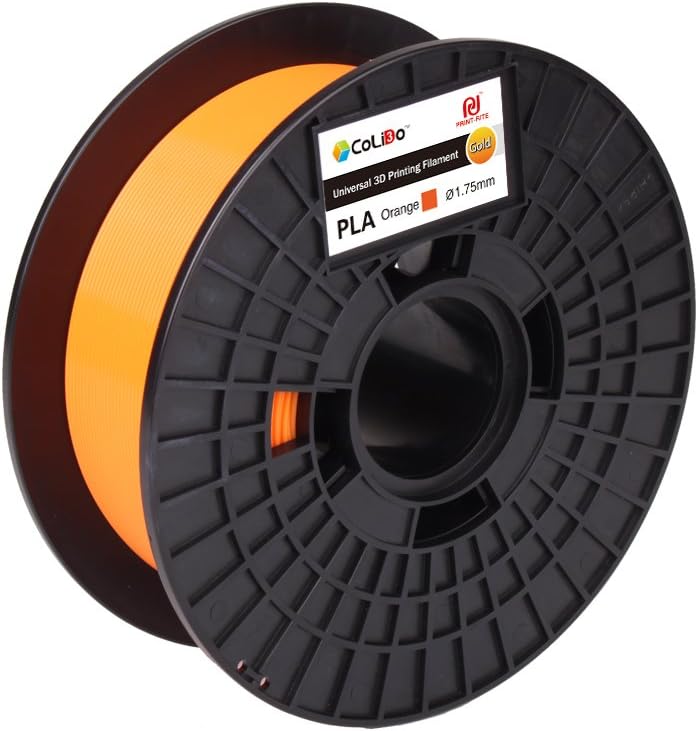 Colido col3d-lfd002o 3D-Gold, 1.75 mm PLA Filament, 1 kg, Orange