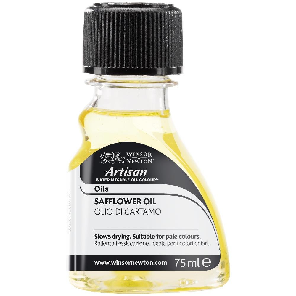 Winsor & Newton 75 ml Artisan Water Mixable Safflower Oil Medium, Reddish Orange