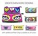 Upixel Pencil Case – DIY Pixel Art – Felt School Supplies Makeup Bag – Purple & Yellow