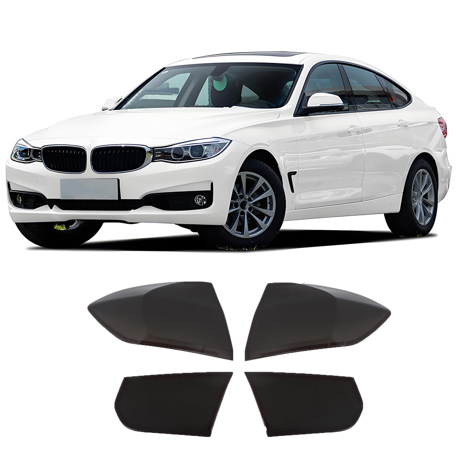 Photo 1 of Sekhyna Car Tail Light Lamp Cover for BMW,Rear Tail Light Shell Trim Cover,Rear Lamp Shade Brake Indicator Light Accessories (3 Series F30 F35 M3 F80 2013-2015 Model, 4PCS