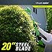 Greenworks 20-Inch 40V Cordless Pole Hedge Trimmer, Battery Not Included 22342