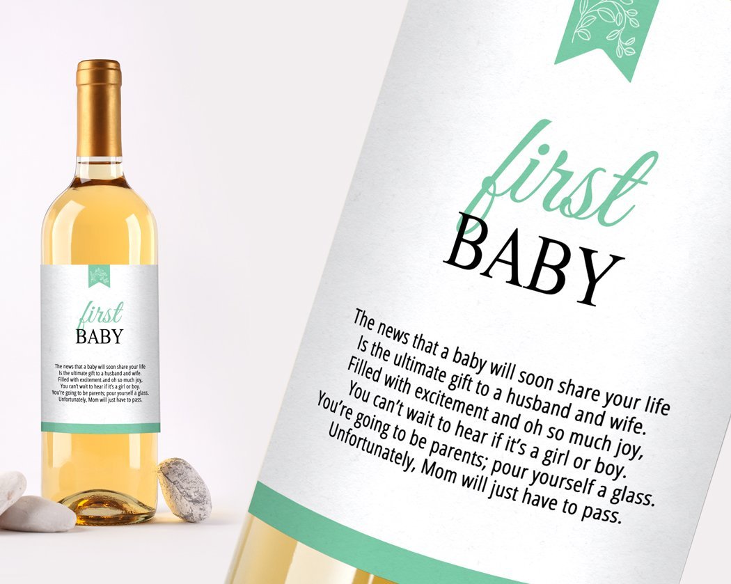 Wine Bottle Labels for Wedding Gift, Wedding Milestones, Wedding Firsts