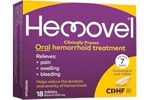 Hemovel Hemorrhoidal Oral Treatment - Clinically Proven, effective and convenient way to treat internal and external hemorrho