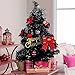 StillCool 2ft / 60cm Artificial Christmas Tree Christmas Party Home Decoration (Black)