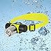 Reiled CREE L2 1200 Lumen Waterproof Safety Headlamp Used for Diving Swimming Hiking Camping Hunting Fishing Underwater Head Light Flashlight with 18650, 18650 Charger, Portable Case, 3AAA Holder