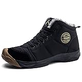AZOOKEN Homme Femme Chaussures Trekking Randonnée Bottes de Neige Hiver Imperméa