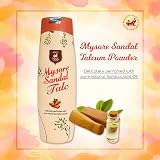 Mysore Sandal Talcum Powder 300g - Pure Natural Sandalwood Oil For Freshness view 2