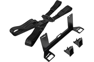 JHYSHAN Car Child Seat Restraint Anchor Mounting Kit，Thicken Bracket Mount Base ISOFIX Latch Interface Mount Bracket,Connector 2.8 in for 3.1- 4.3 in Cushions(Suitable for Sedan/ORV/SUV/MPV)