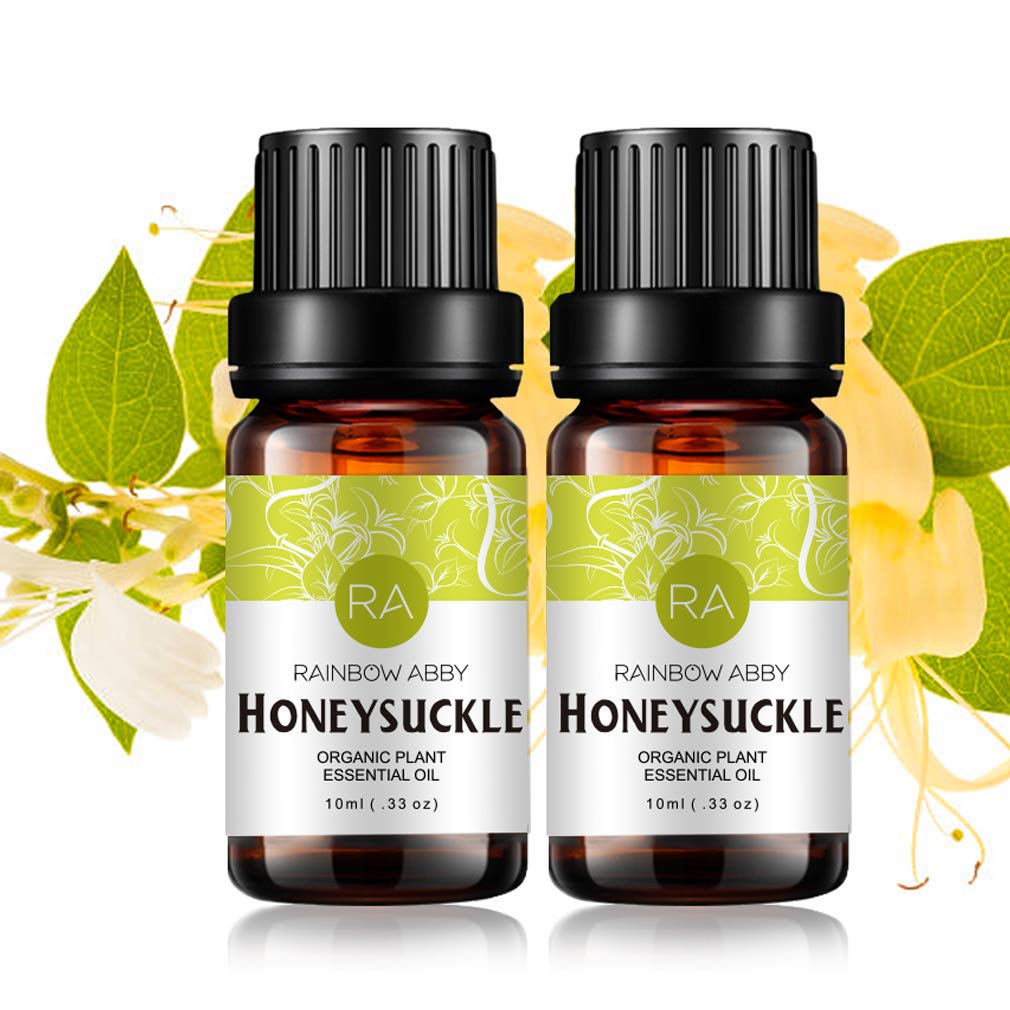 Photo 1 of 2-Pack Honeysuckle Essential Oil 100% Pure Oganic Plant Natrual Flower Essential Oil for Diffuser Message Skin Care - 10ML