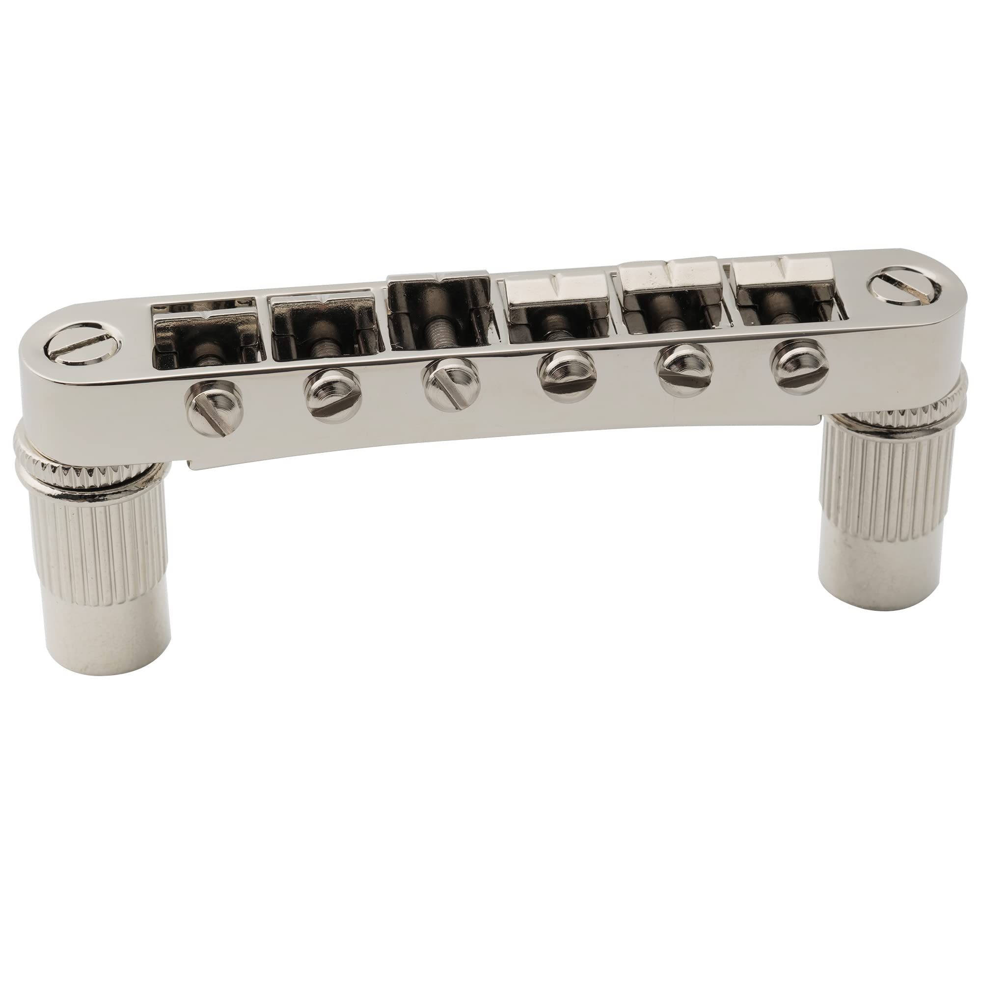Musiclily Pro 52mm String Spacing Tune-o-matic Bridge Wide Body LP Bridge for Epiphone Les Paul SG Style Electric Guitar, Nickel