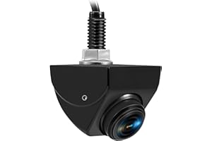 SOMCOY Backup Camera with Switchable Front View - 1080P Metal AHD, 170° Wide Angle Rearview, Super Clear Night Vision, IP69 Waterproof Reverse - Universal for Cars, Trucks, SUVs, Vans (Black)