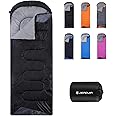 Sleeping Bags for Adults Backpacking Lightweight Waterproof- Cold Weather Sleeping Bag for Girls Boys Mens for Warm Camping Hiking Outdoor Travel Hunting with Compression Bags