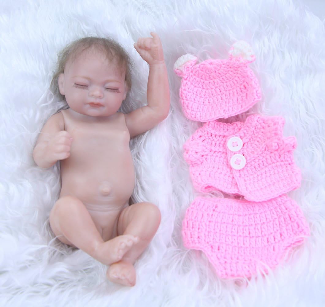 Amazon Lovely Sleepingミニ11インチフルシリコンビニールベビー人形rebornリアルタッチ新生児女の子赤ちゃんヘアキッズ誕生日クリスマスギフト 抱き人形 おもちゃ Amazon Lovely Sleepingミニ11インチフルシリコンビニールベビー人形rebornリアルタッチ新生児女の子赤ちゃんヘアキッズ誕生日クリスマスギフト 抱き人形 おもちゃ