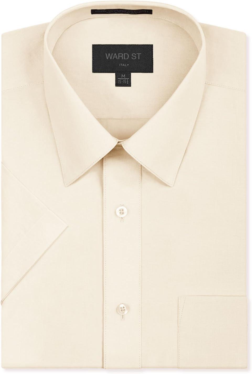 Ward St Men's Regular Fit Short Sleeve Dress Shirts