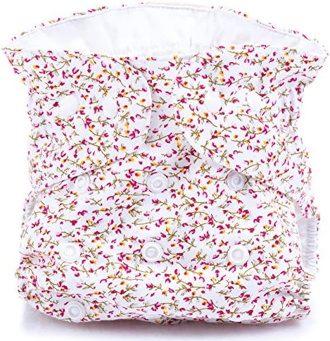 Katinka Reusable And Washable Nappies Multisize Cloth Diapers Multicolored Different Sizes (White)