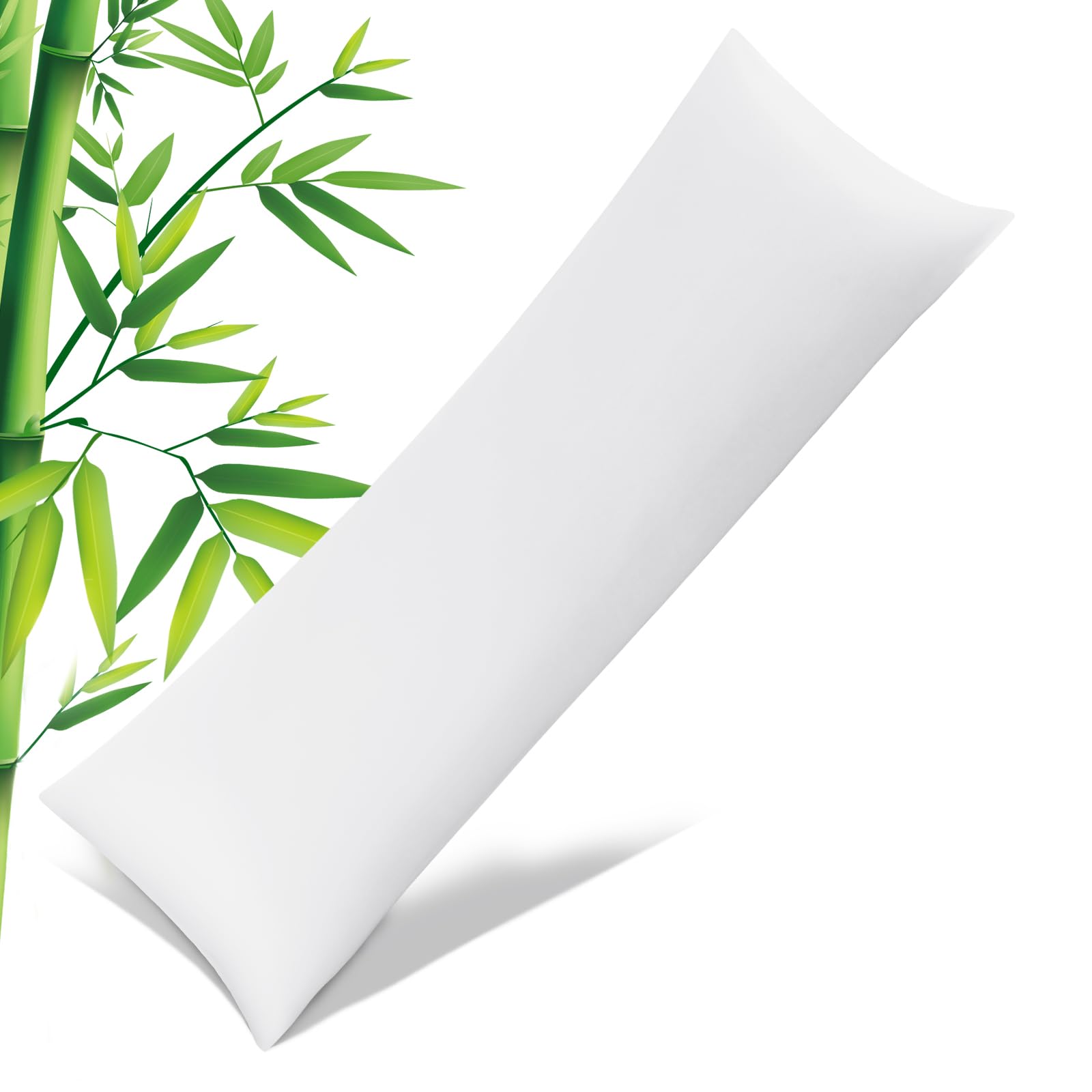 Photo 1 of Pillowcases Body Size,Cooling Viscose Pillow Cases with Zipper Closure, Cool & Breathable Pillow Cover for Hot Sleepers and Night Sweats, 20" x 54"