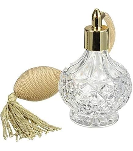 Amazon.com: BOGZON 80ml Clear Crystal Vintage Style Perfume Bottle
