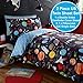 Harwood Textiles Planets 2 Piece UK Single/US Twin Sheet Set, 1 x Double Sided Sheet and 1 x Pillowcase