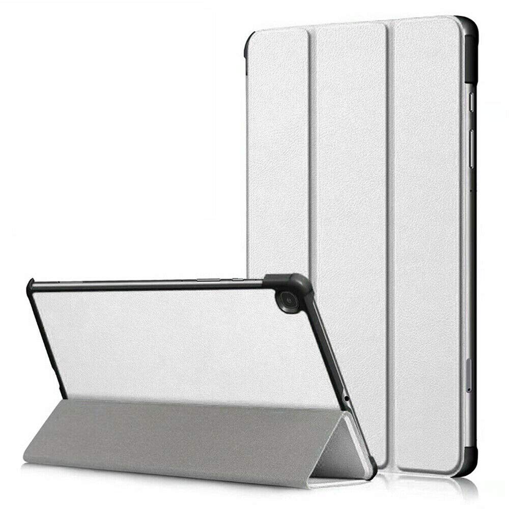 for Samsung Galaxy Tab S6 Lite 10.4 (2024/2022/2020) Smart Case P610 P615 P613 P619 P620 P625 Magnetic Stand with Sleep/Wake Function (White)