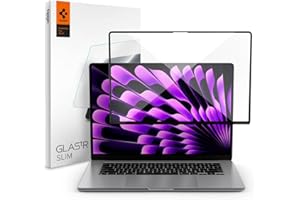 Spigen Tempered Glass Screen Protector [Glas.tR Slim] Designed for Macbook Air 15 inch M4 / M3 / M2 (2025/2024 / 2023) - 1 Pa