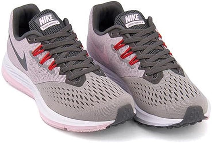 Amazon ナイキ レディース ランニングシューズ スニーカー ズーム ウィンフロー 4 軽量 通気性 クッション性 カジュアル トラベル ウォーキング スポーツ Zoom Winflo 4 8485 アトモスフィアグレー ガンスモーク 24 5cm Nike ナイキ ランニング