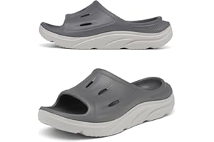 ARCHSUPPORT Unisex Adult Recovery Slides, Women and Men’s Plantar Fasciitis Thick Cushion Sandals with Arch Support, Orthotic Athletic Comfortable Lightweight Slippers for Indoor Outdoor