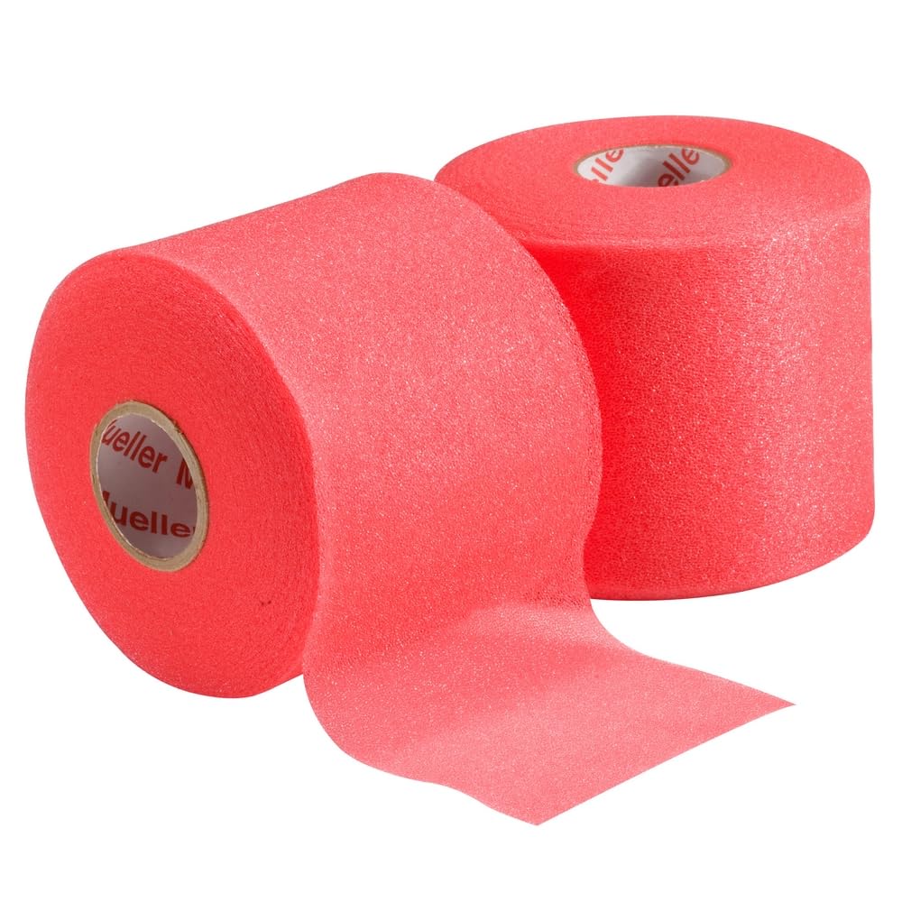 Mueller M Wrap Underwrap Tape, Red, 7 cm x 27 m, 48 Rolls
