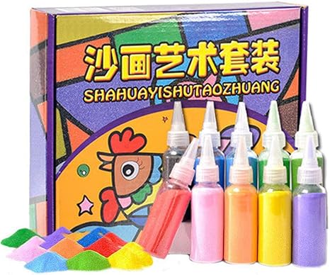 colored sand painting toys