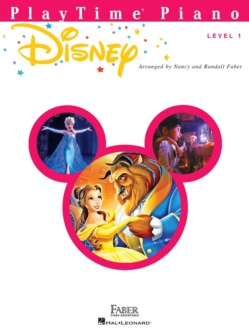 PlayTime Piano: Disney - Level 1 | Beginner Piano Method | Sheet Music with Easy Disney Songs for Young Pianists | Fun Piano Songbook for Practice and Performance | Faber Piano Book for Kids
