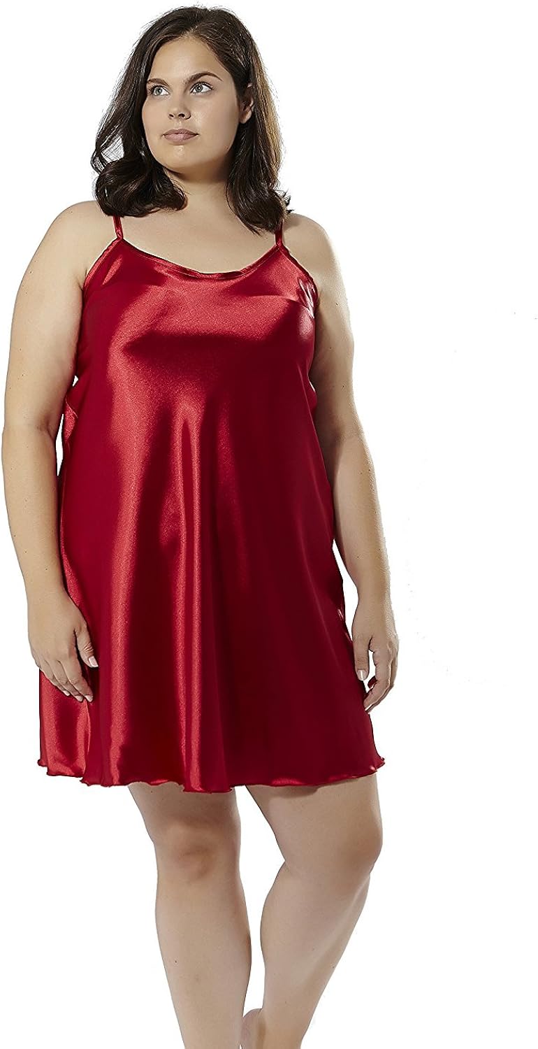 Chemise de nuit satin grande taille Clearance