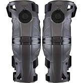 Mobius X8 Adult Off-Road/Dirt Bike Motorcycle Knee Braces - Storm Grey/Black/Medium