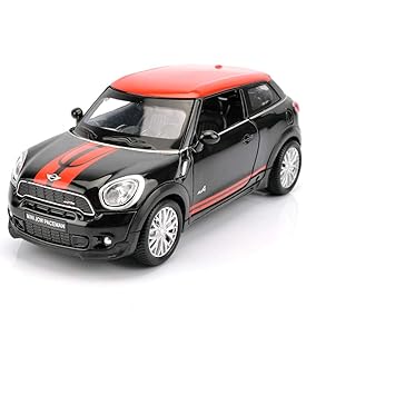 Metro Toys & Gift 1: 32 Scale Diecast Alloy Metal Car Model for Mini Cooper Collection Model with Pull Back Car Toy for Kids (Colour May Vary)