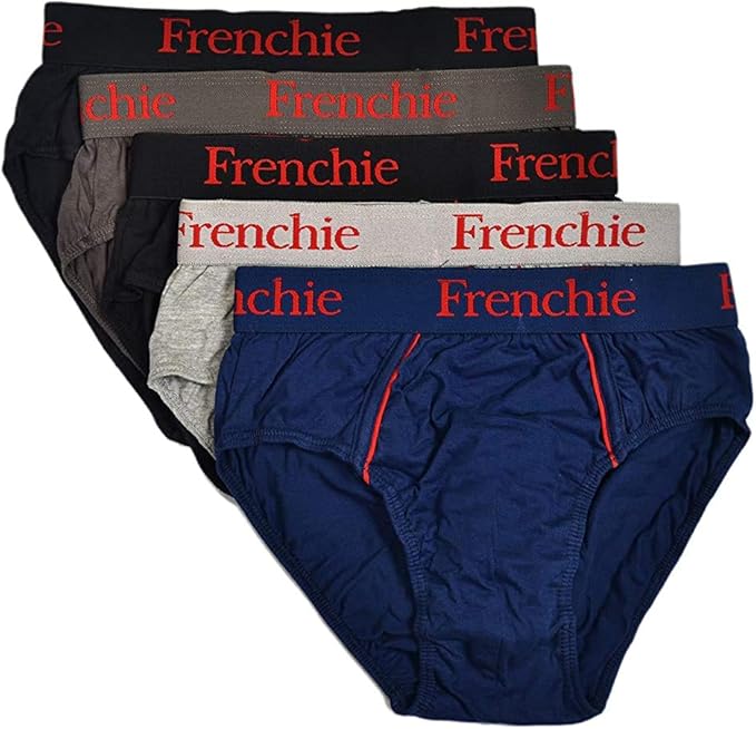 Buy Frenchie VIP Cotton Open Elastic Brief (Pack of 5) at Amazon.in