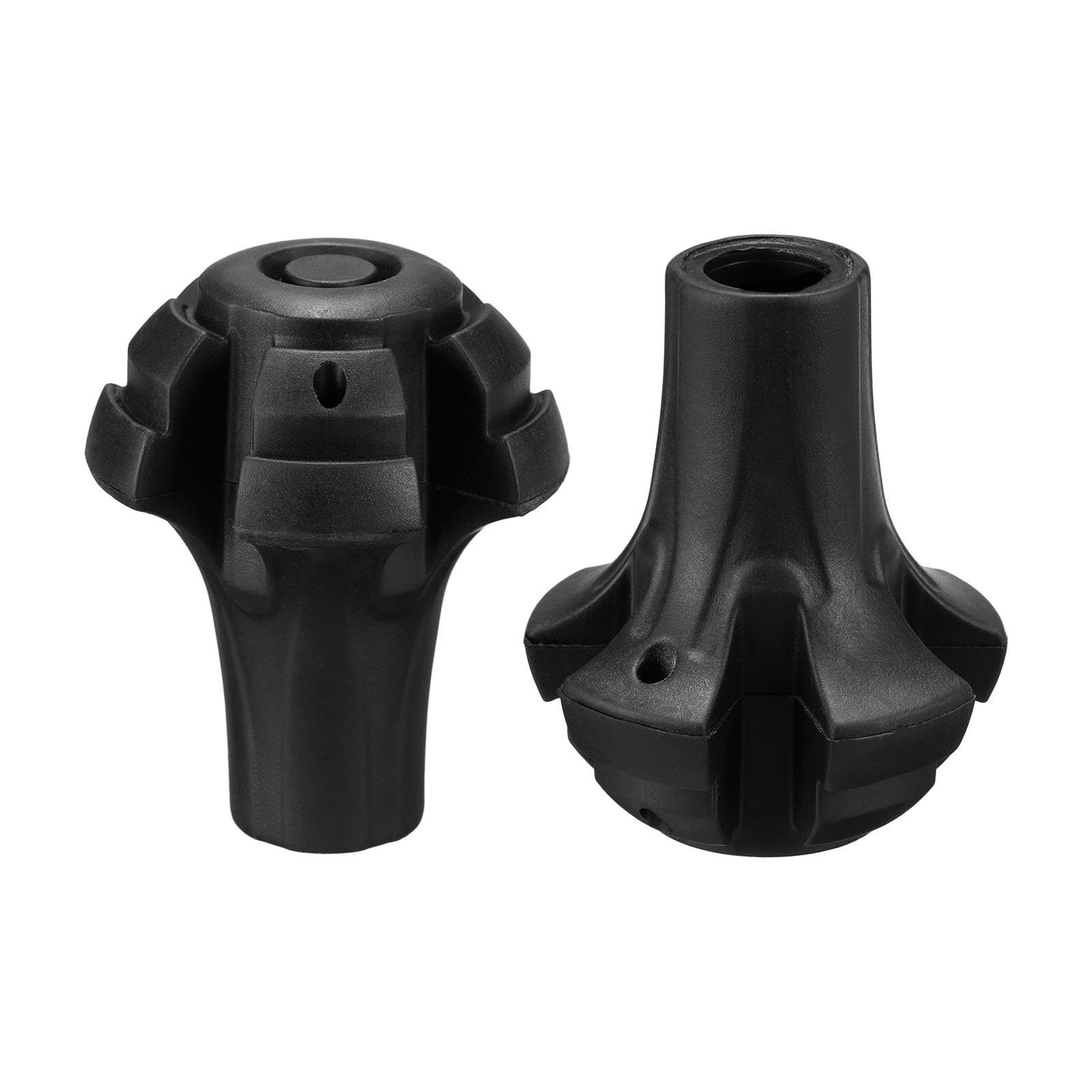M METERXITY 2 Pack Trekking Pole Tips - Spherical Replacement Walking Sticks Protectors Accessories for Hiking Walking Camping (11.8mm, Black)